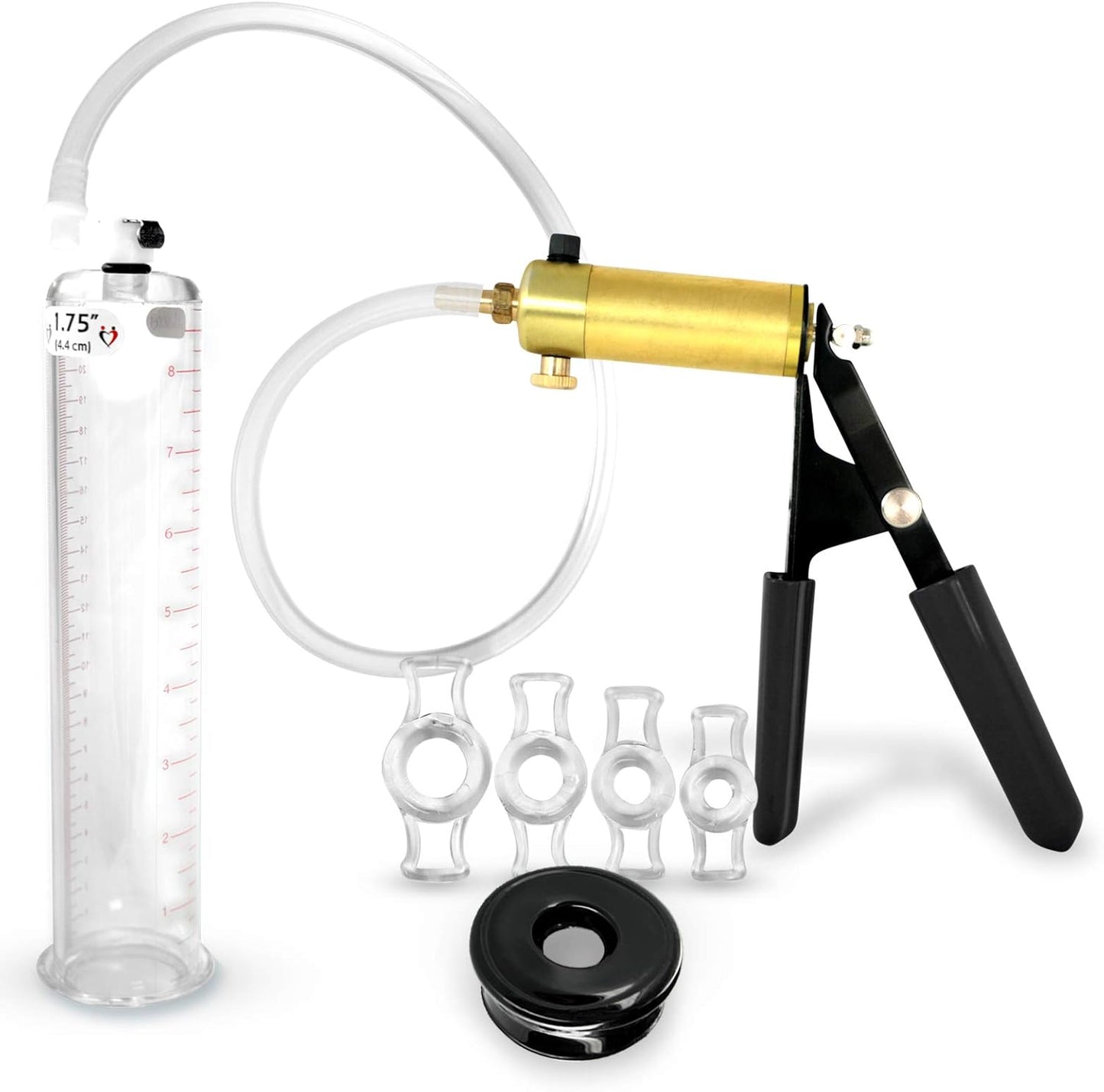 LeLuv Ultima Brass Penis Pump Kit for Enhanced Performance