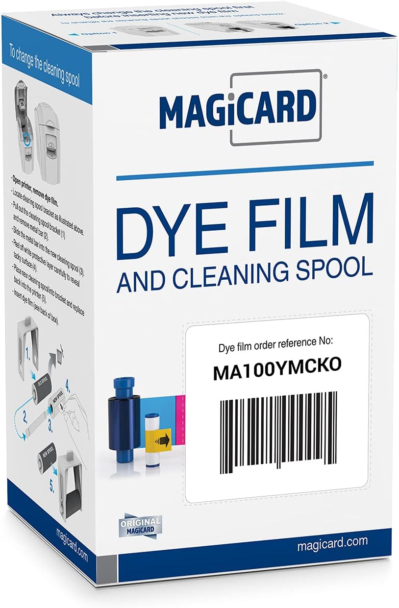 Bodno Magicard MA100YMCKO Color Ribbon for Quality ID Printing