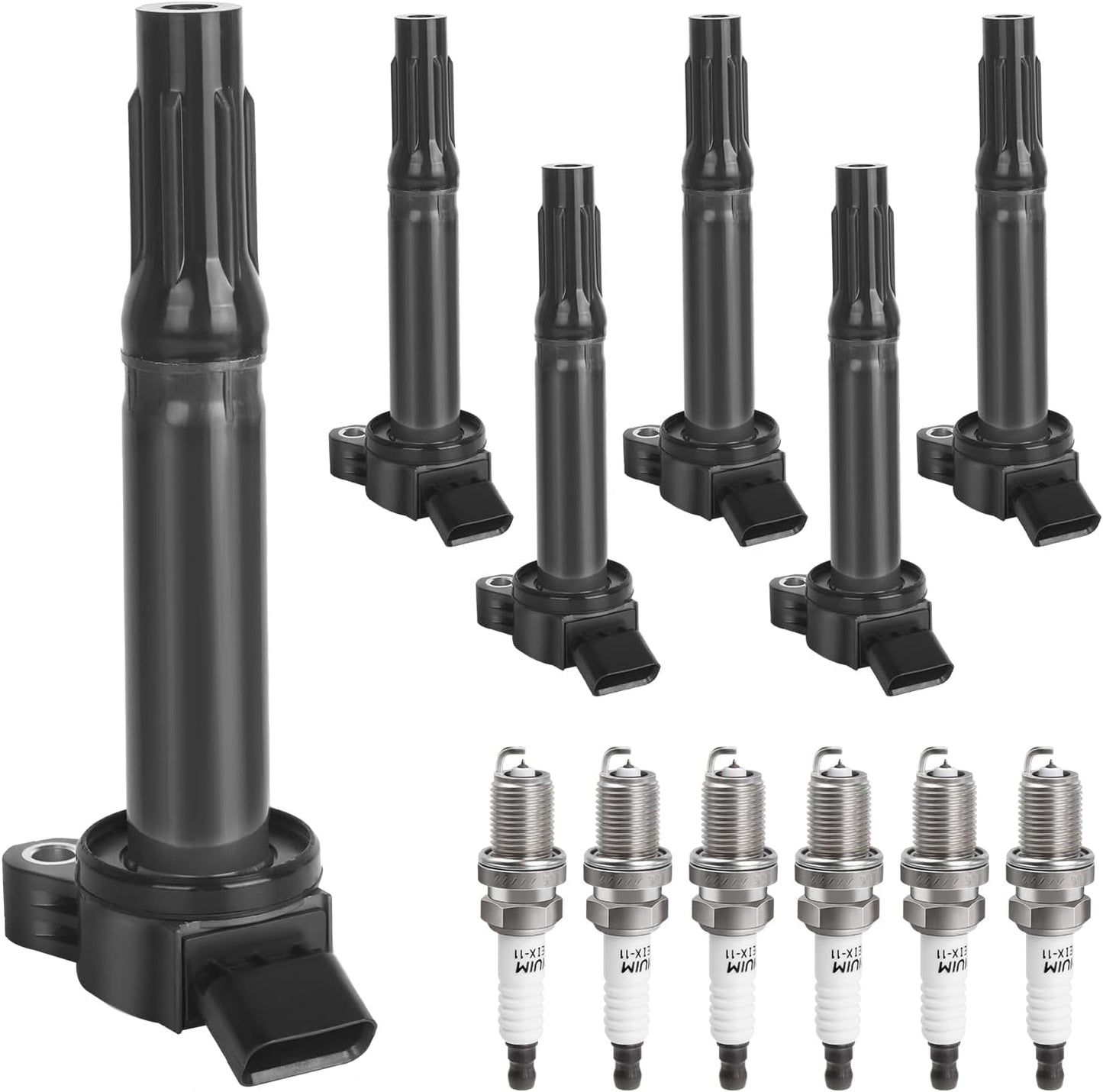 NPAUTO Ignition Coil Pack Spark Plugs for Toyota V6