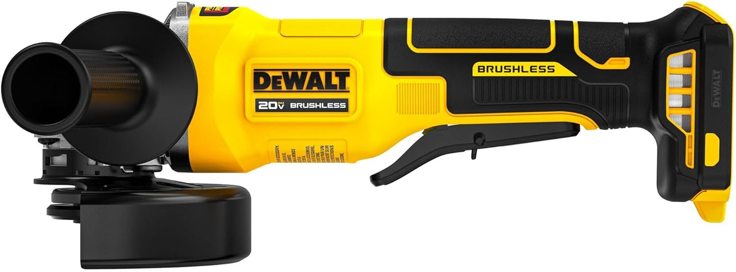 DEWALT 20V MAX Cordless Paddle-Switch Grinder for Tough Jobs
