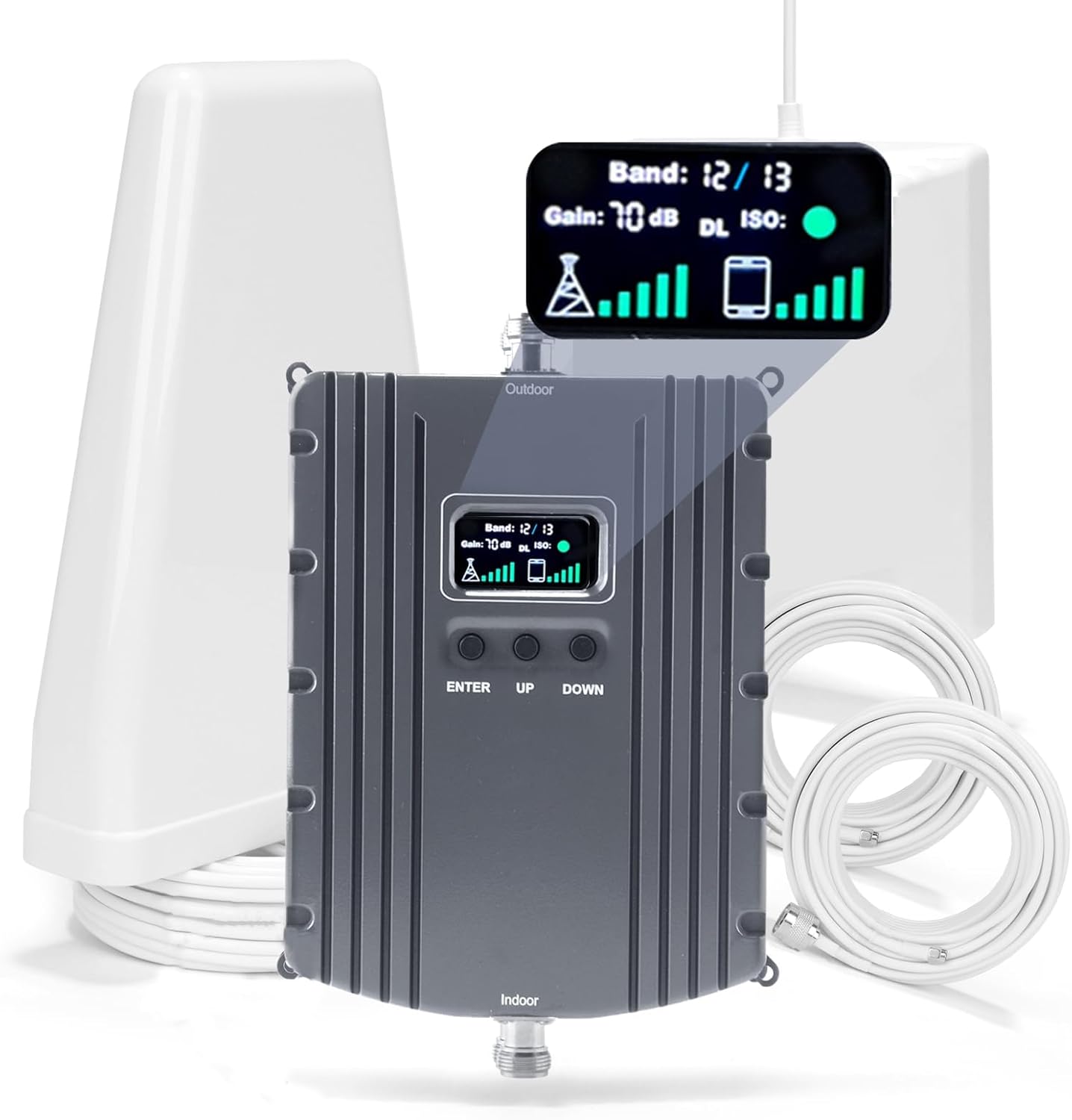 Cell Phone Booster for Home & Office - Boosts 5G 4G LTE Signals