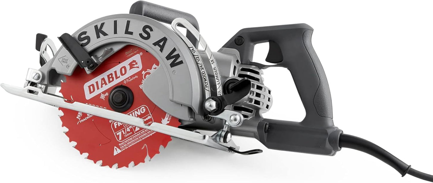 SKIL 7-1/4 Worm Drive Circular Saw with Dual-Field Motor