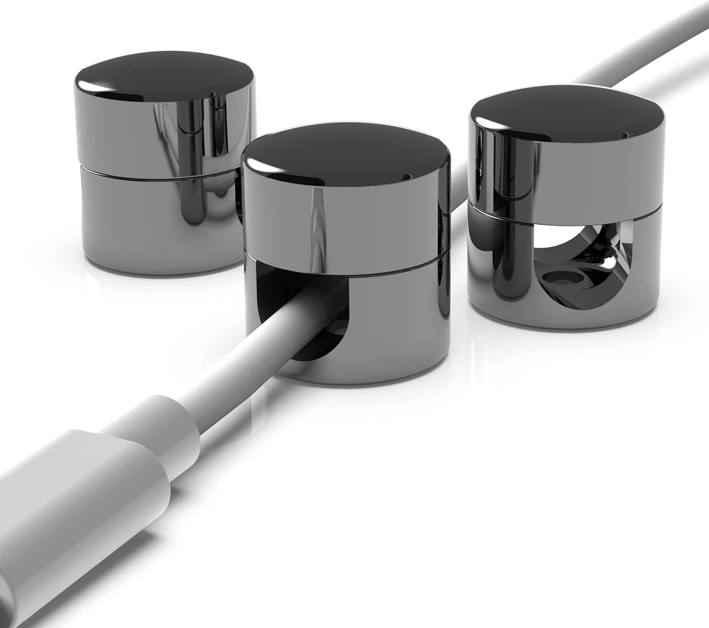 Stylish Cable Anchors for Desk Organization