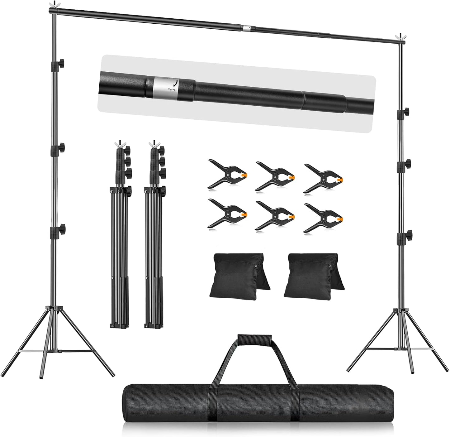 EMART 10x8.5FT Backdrop Stand for Photography and Events