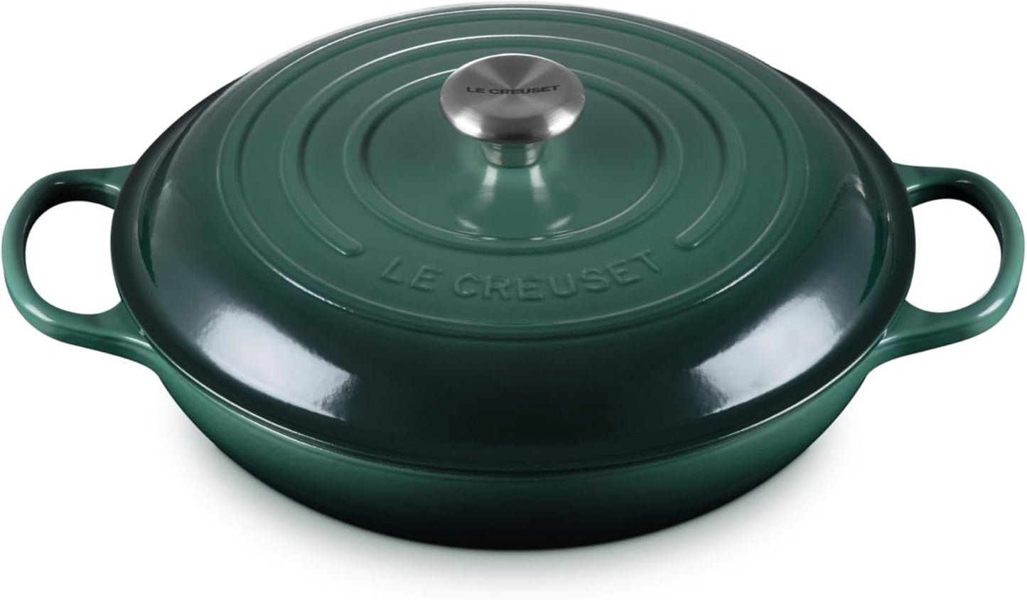 Le Creuset Enameled Cast Iron Signature Braiser for Perfect Cooking