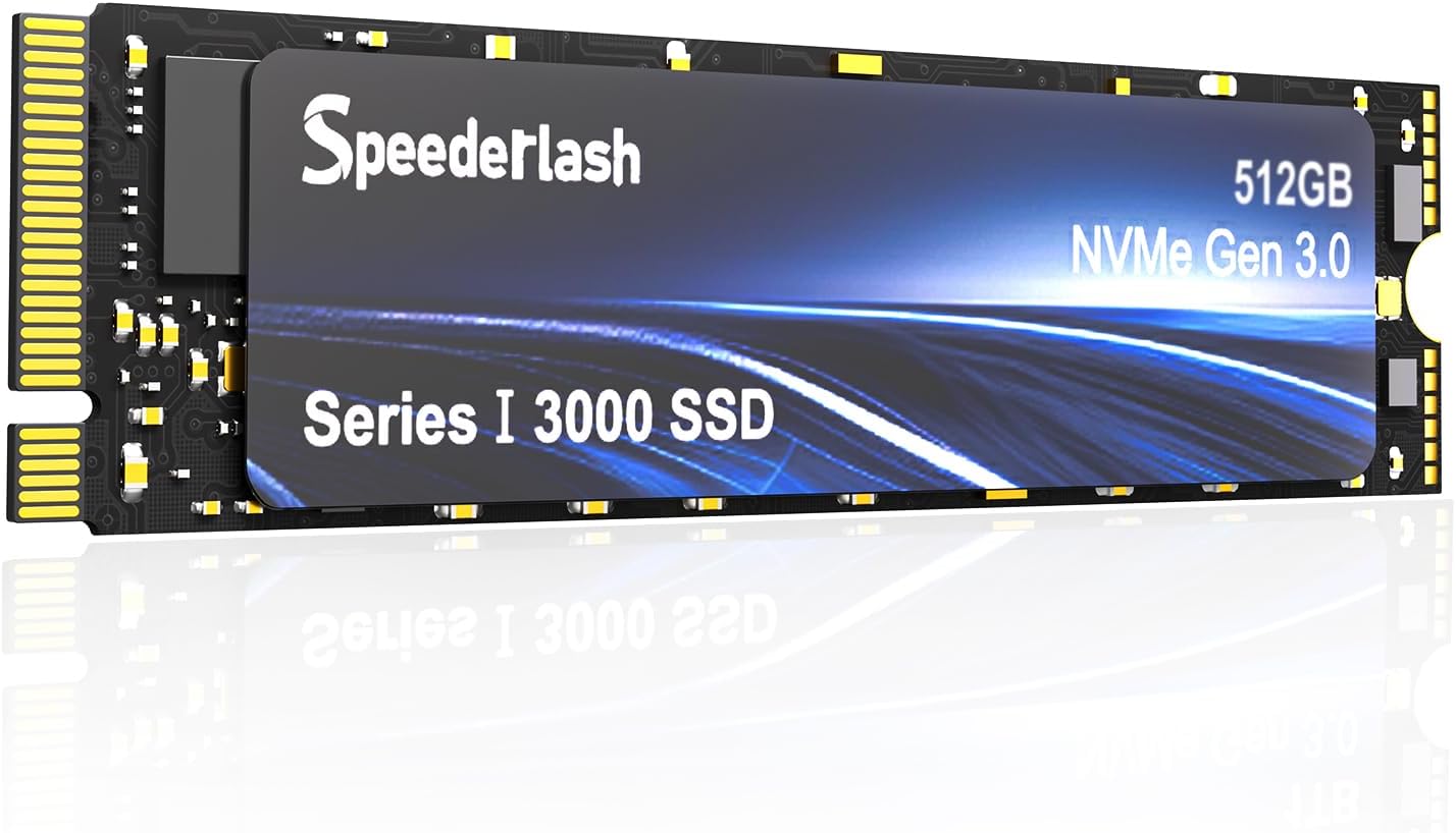 512GB NVMe M.2 PCIe3.0 SSD for Blazing Fast Performance