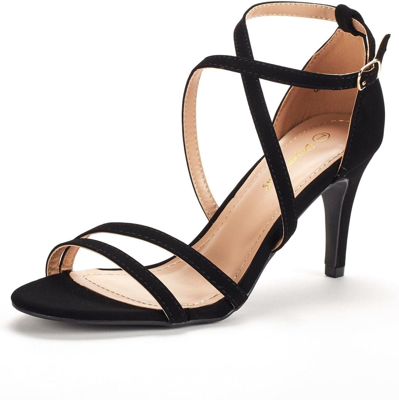 DREAM PAIRS Women's Fashion Stilettos Open Toe Pump Heel Sandals