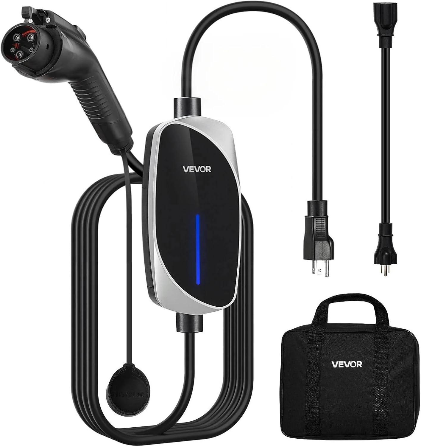 VEVOR Level 1&2 EV Charger with 25 ft Cable for Home Use
