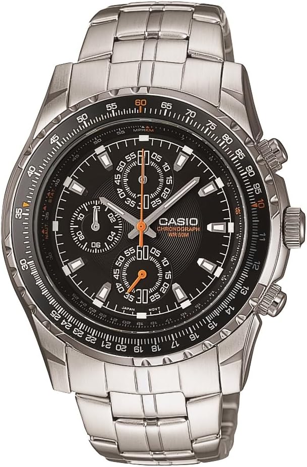 Casio Chronograph Aviator Watch - Precision Slide Rule Bezel