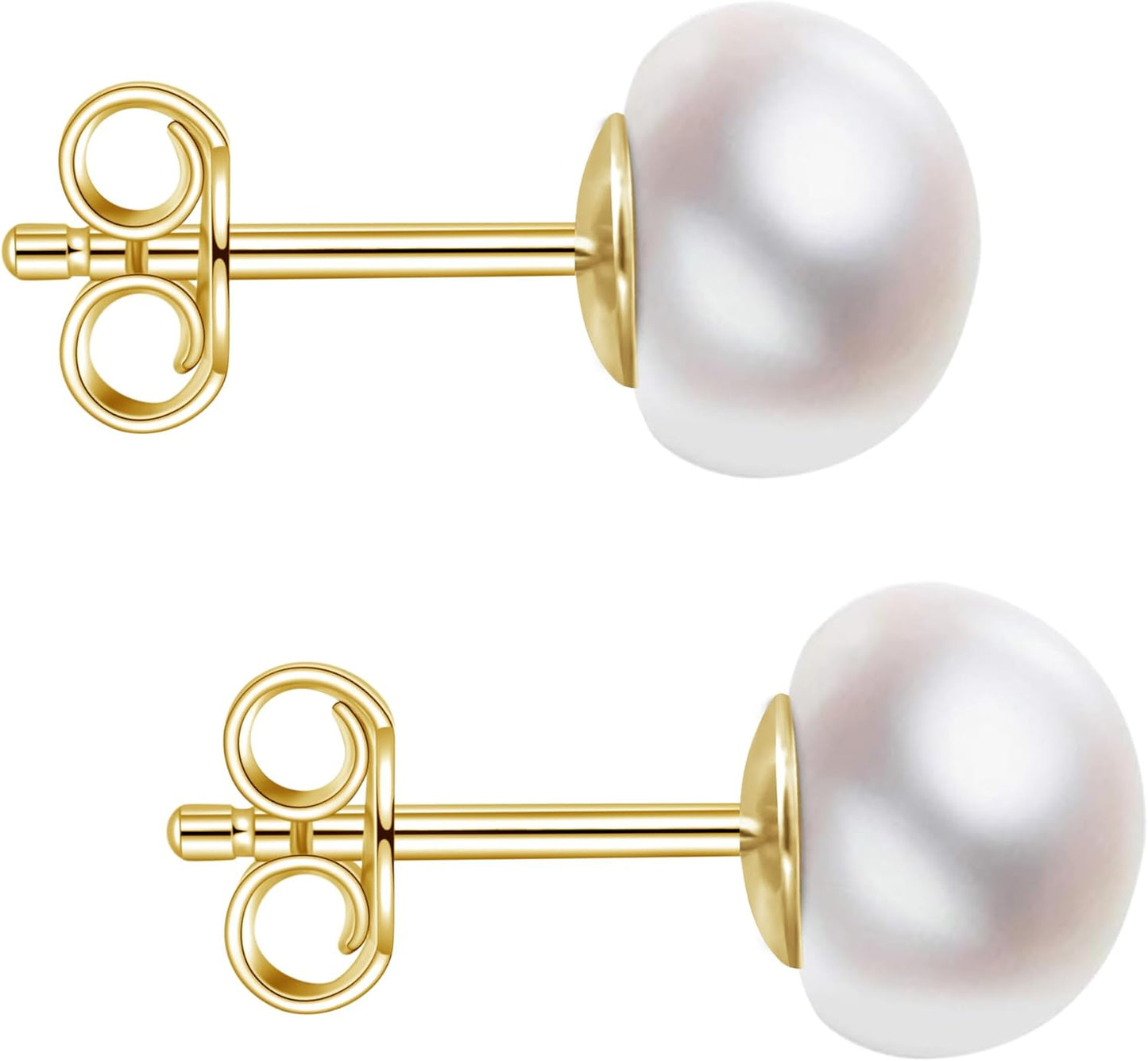Handmade Pearl Earrings in Sterling Silver for Elegant Style