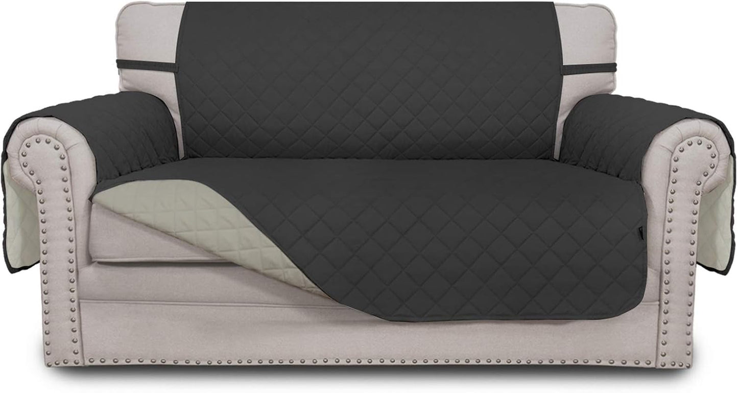 Easy-Going Reversible Loveseat Couch Cover for Pet Protection