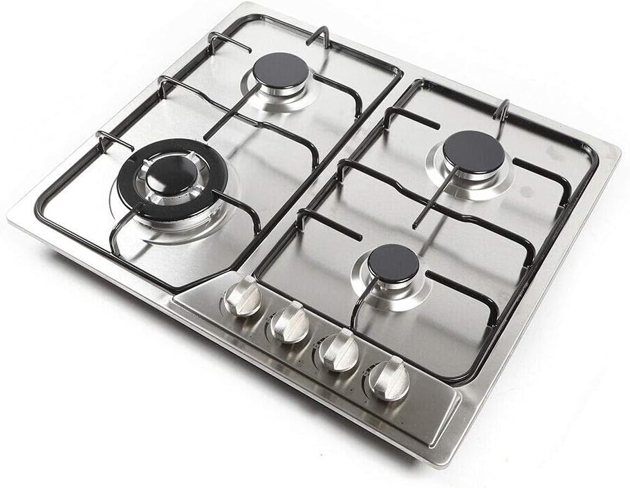 4 Burners Built in Gas Stovetop Cooker for Home and RV Use