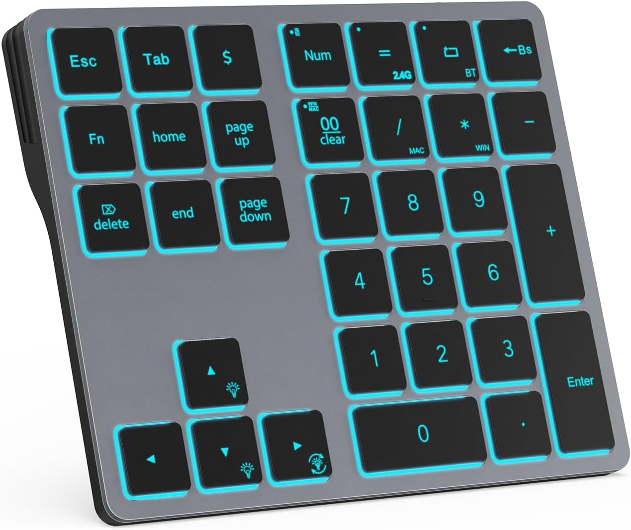 Doohoeek Bluetooth Wireless Numeric Keypad for Laptops & PCs