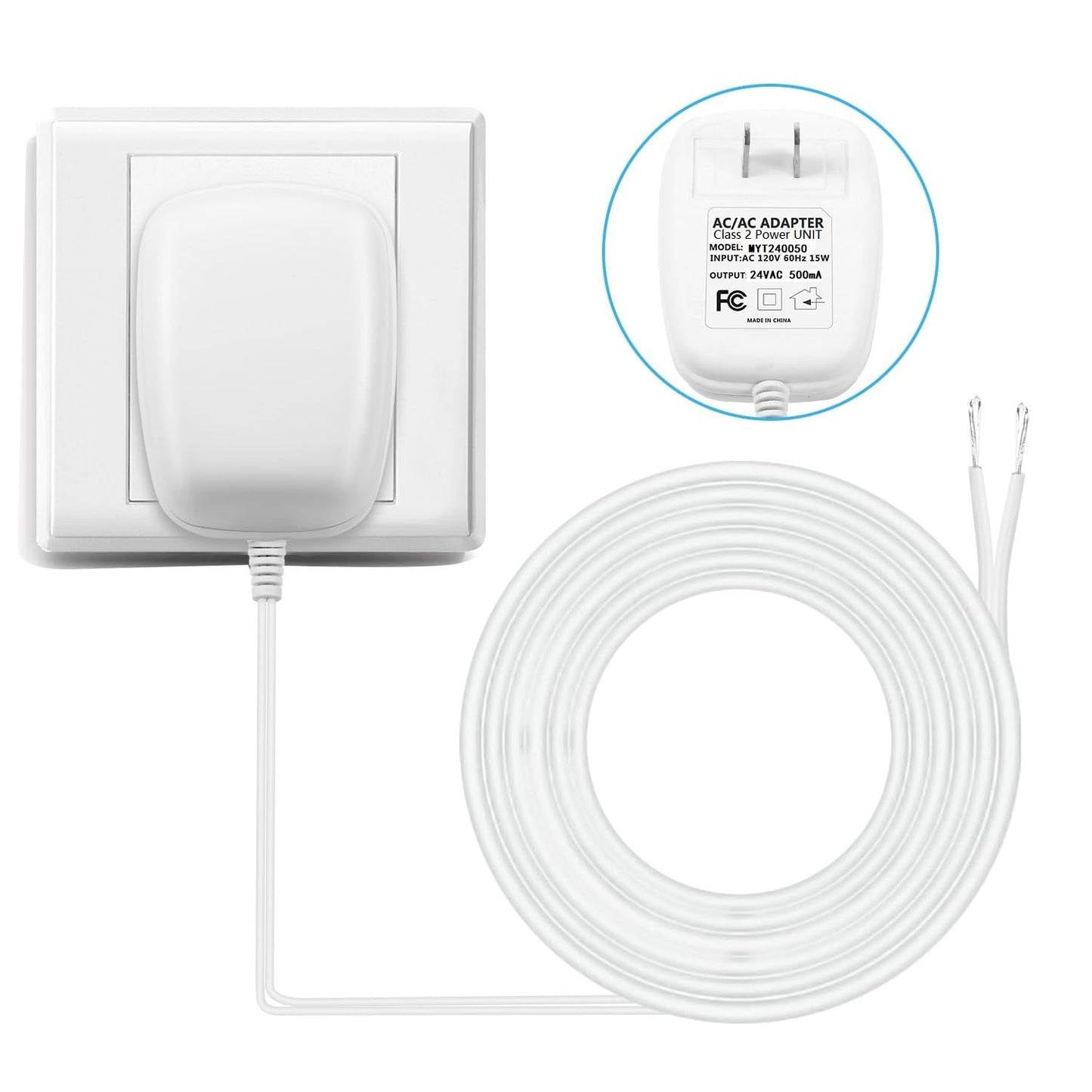 Universal 24V C-Wire Adapter for Smart Home Devices - WUYELIN