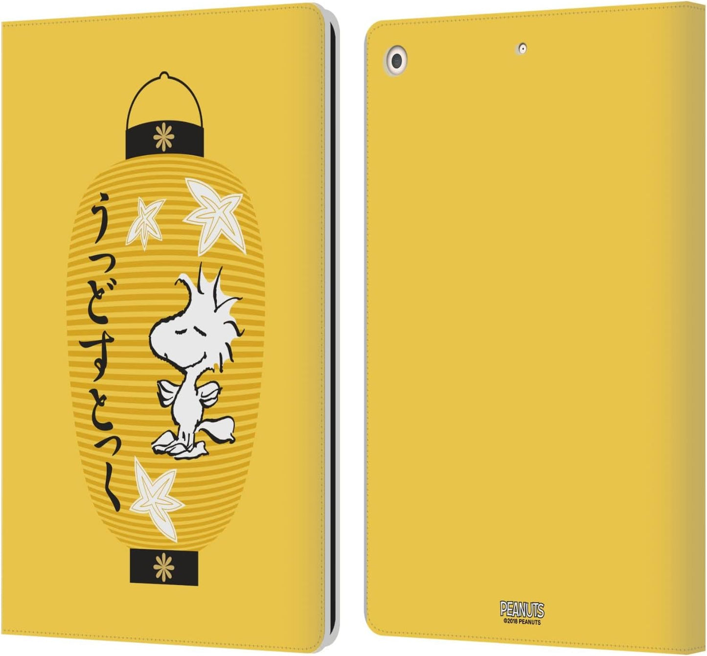 Peanuts Lantern 2 Snoopy Leather Wallet Case for iPad 10.2