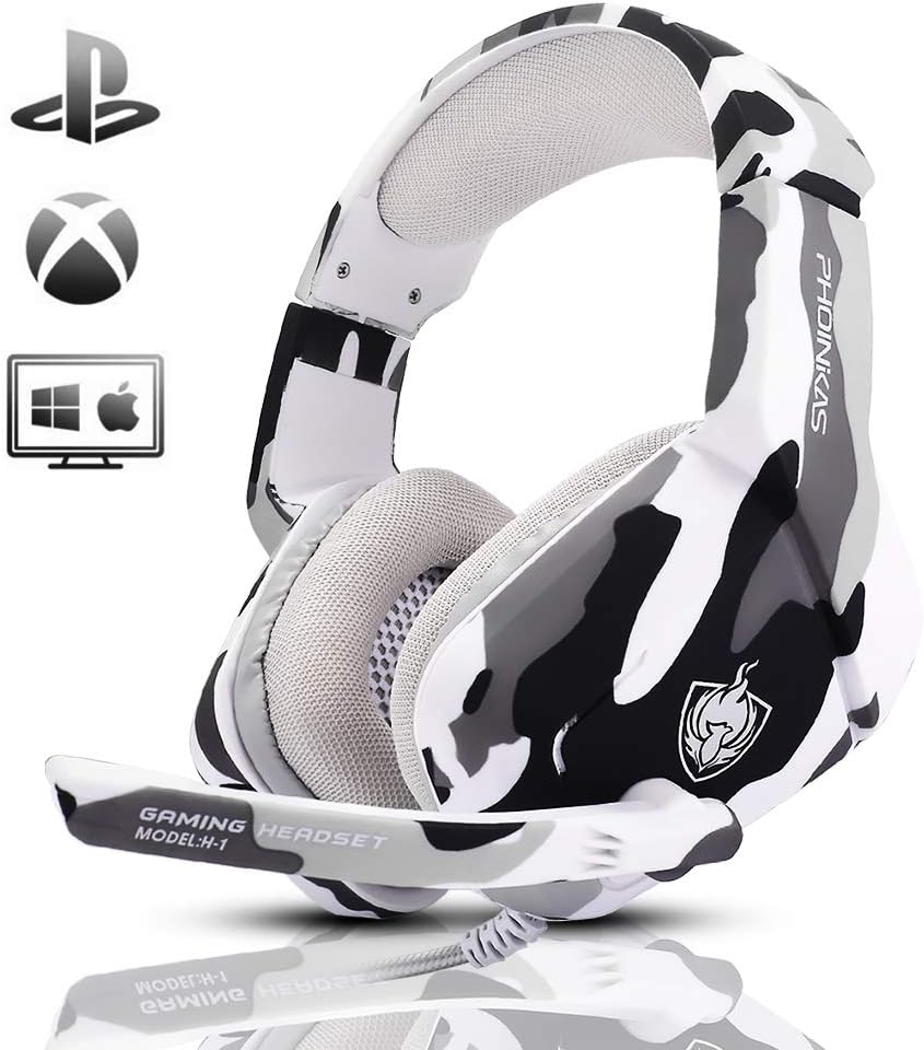 Immerse in Gaming: PHOINIKAS Over-Ear Headphones