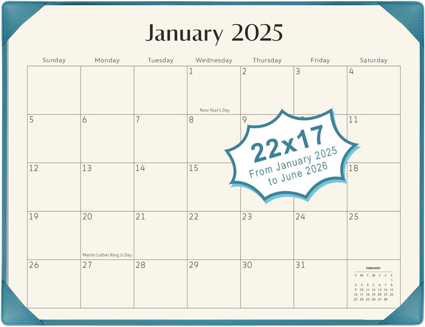 KOPEESY 2025-2026 Large Desk Calendar Set - Stay Organized in Style!