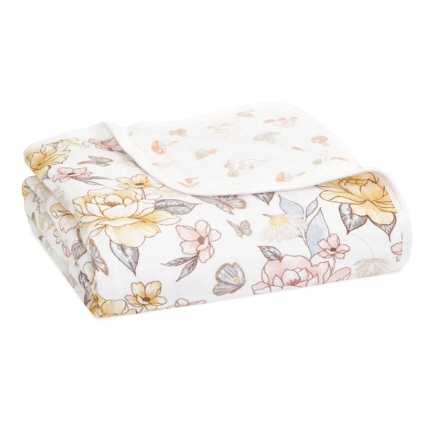 aden + anais Organic Cotton Muslin Baby Blanket for Nursery