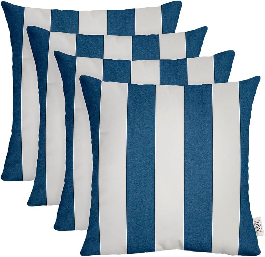 Sunbrella Square Throw Pillows Set of 4 for Outdoor Comfort