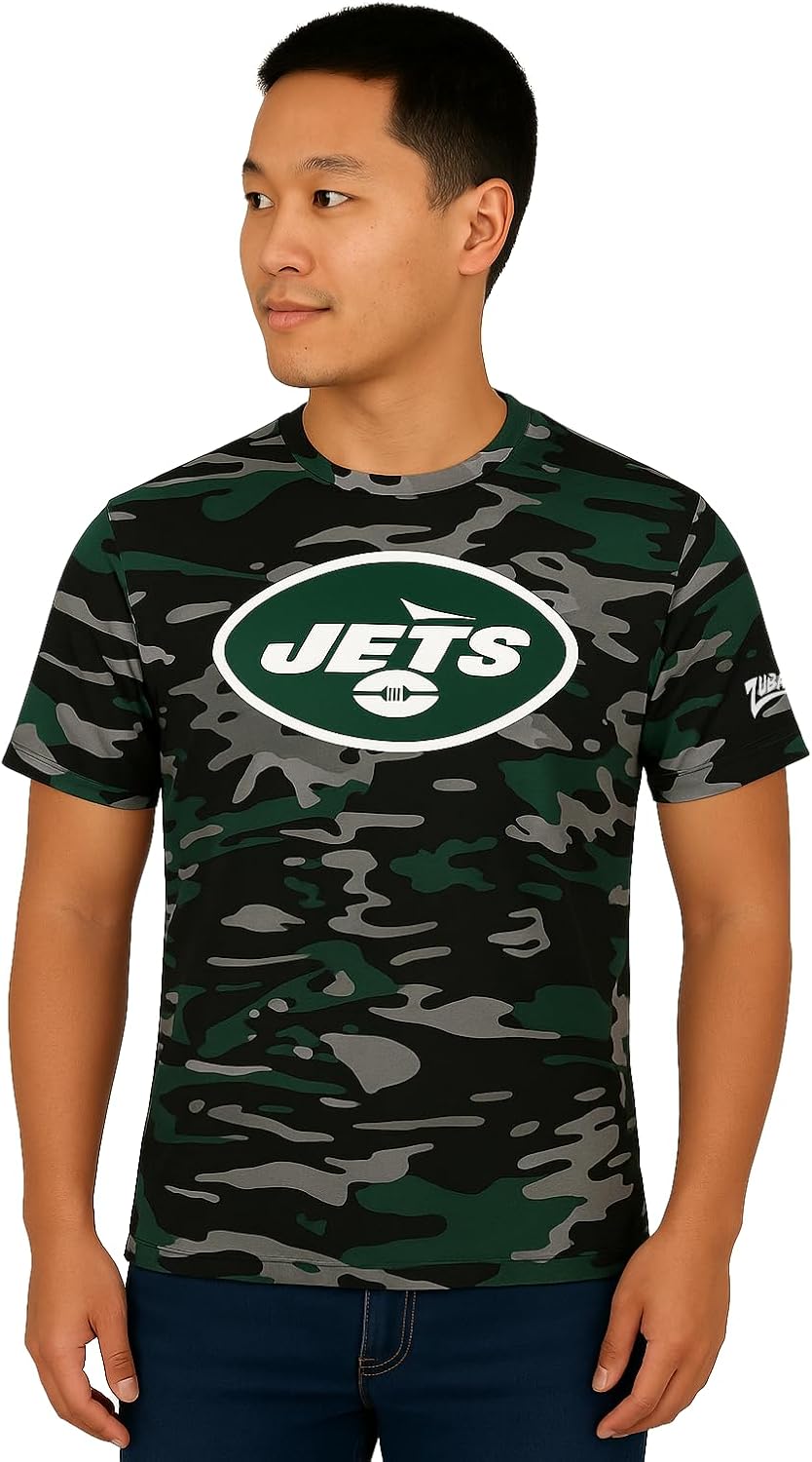 Zubaz NFL Teams Men's Short Sleeve T-Shirt in Team Colors