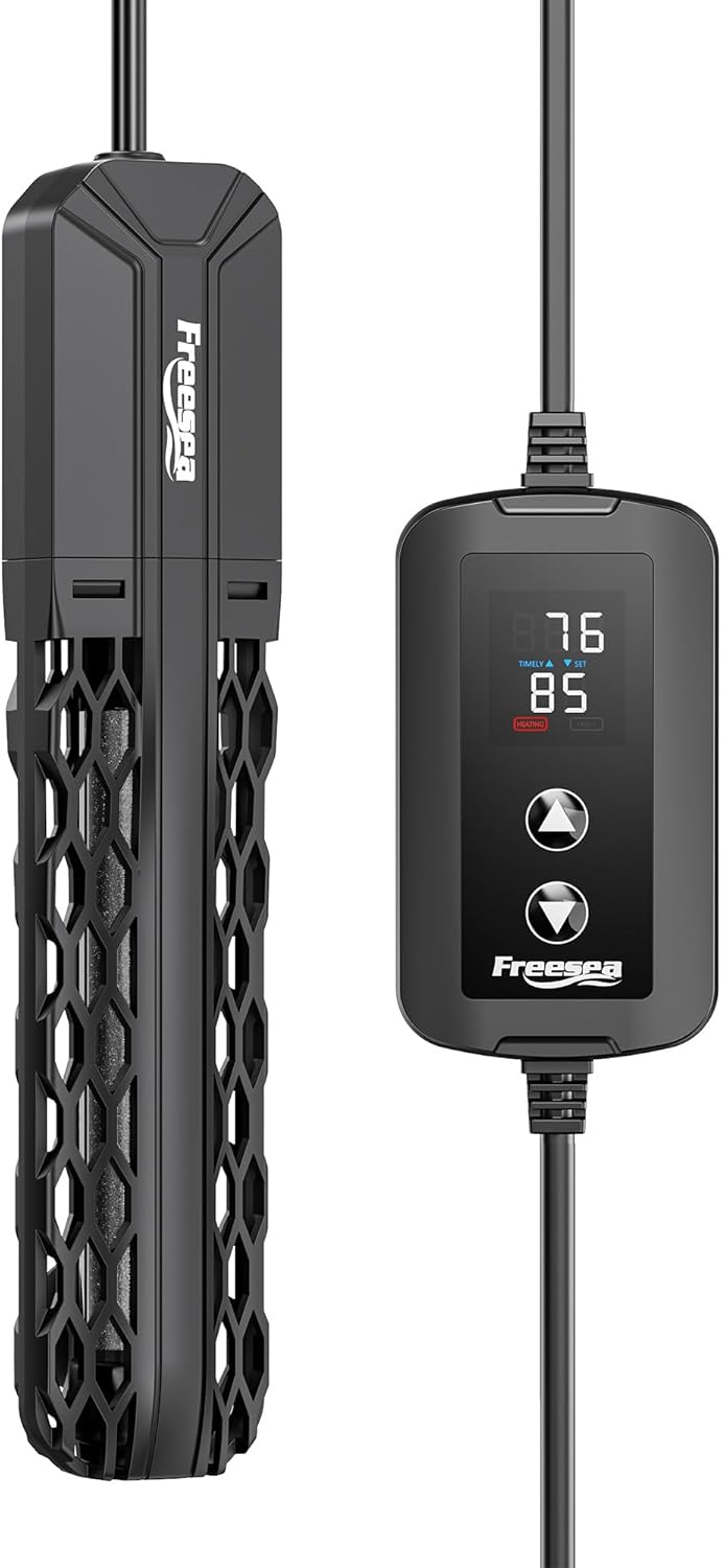 FREESEA Submersible Aquarium Heaters: Over-Temp Protection