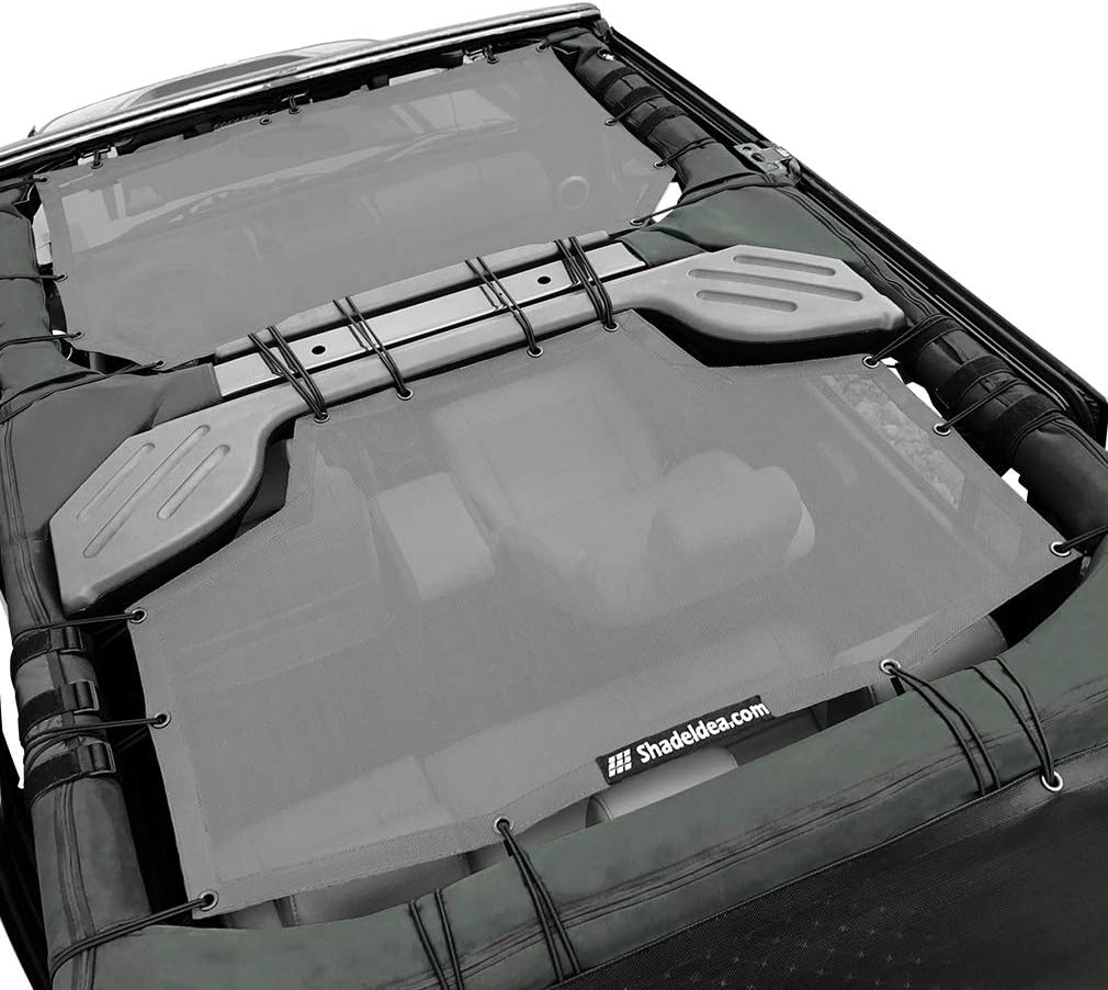 Shadeidea JK Sun Shade Top for Jeep Wrangler JKU - UV Blocker