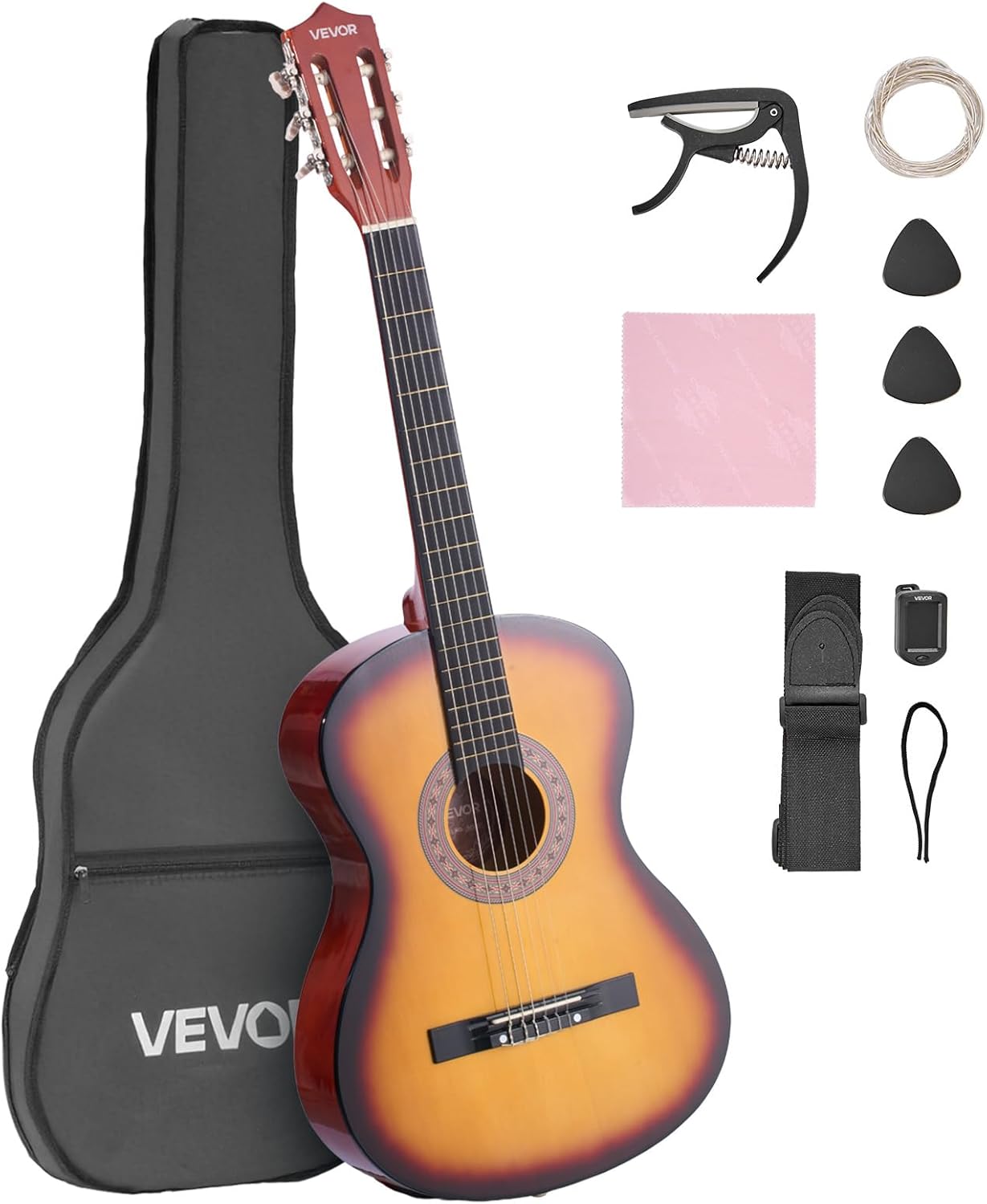VEVOR Acoustic Guitar Starter Kit for Beginners and Students