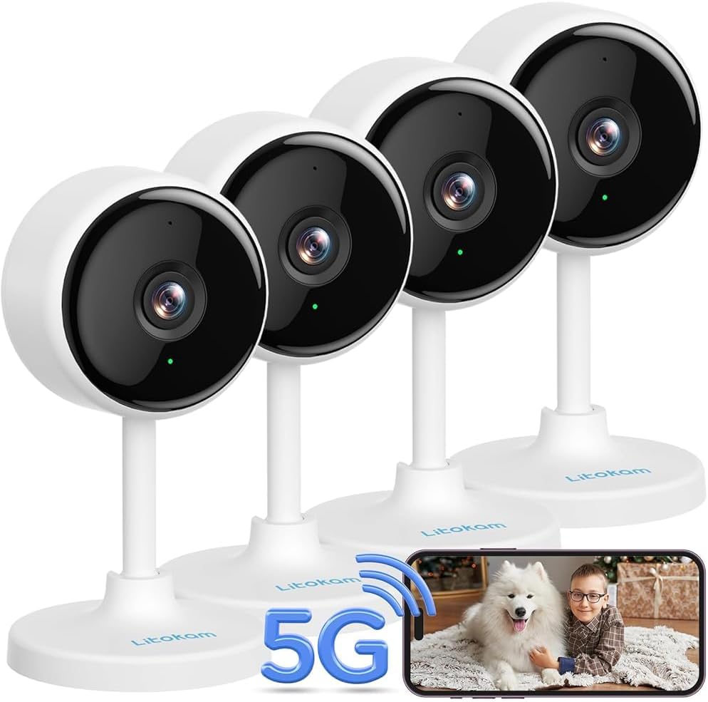 litokam Indoor Cameras for Home Security with Night Vision
