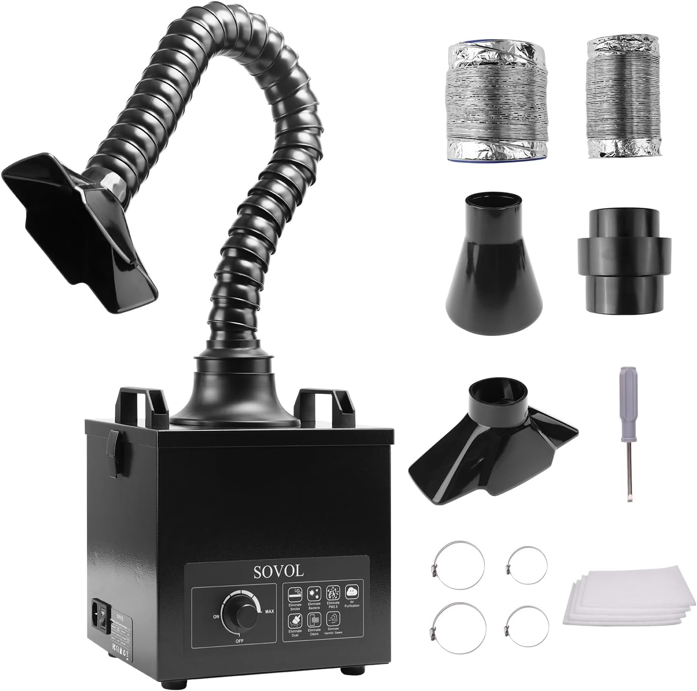 Sovol Solder Fume Extractor with 3-Stage Filtration System