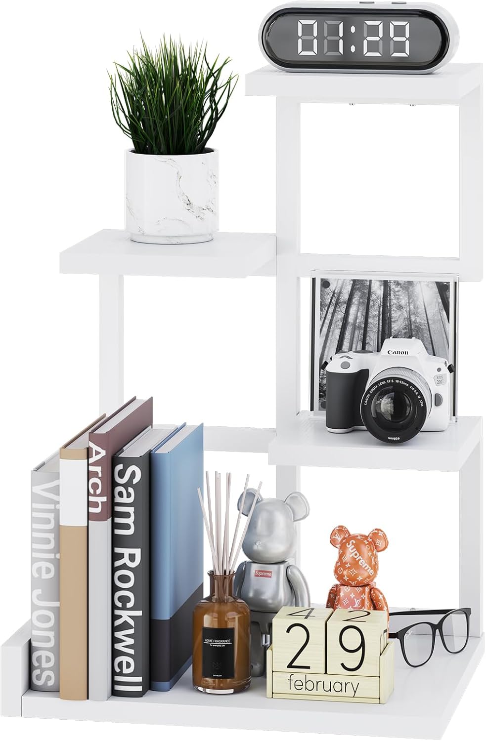 YMYNY Desktop Shelf Organizer for Office and Home Storage