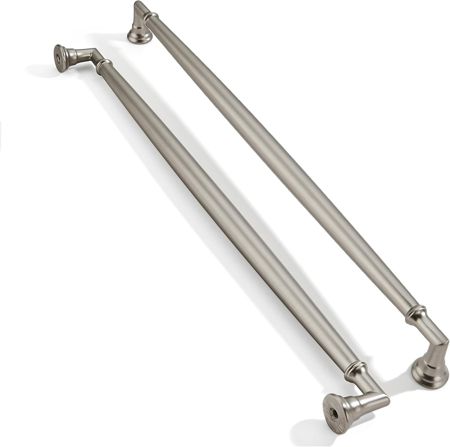10 Pack 10 Inch Hole Center Brushed Satin Nickel Cabinet Pulls