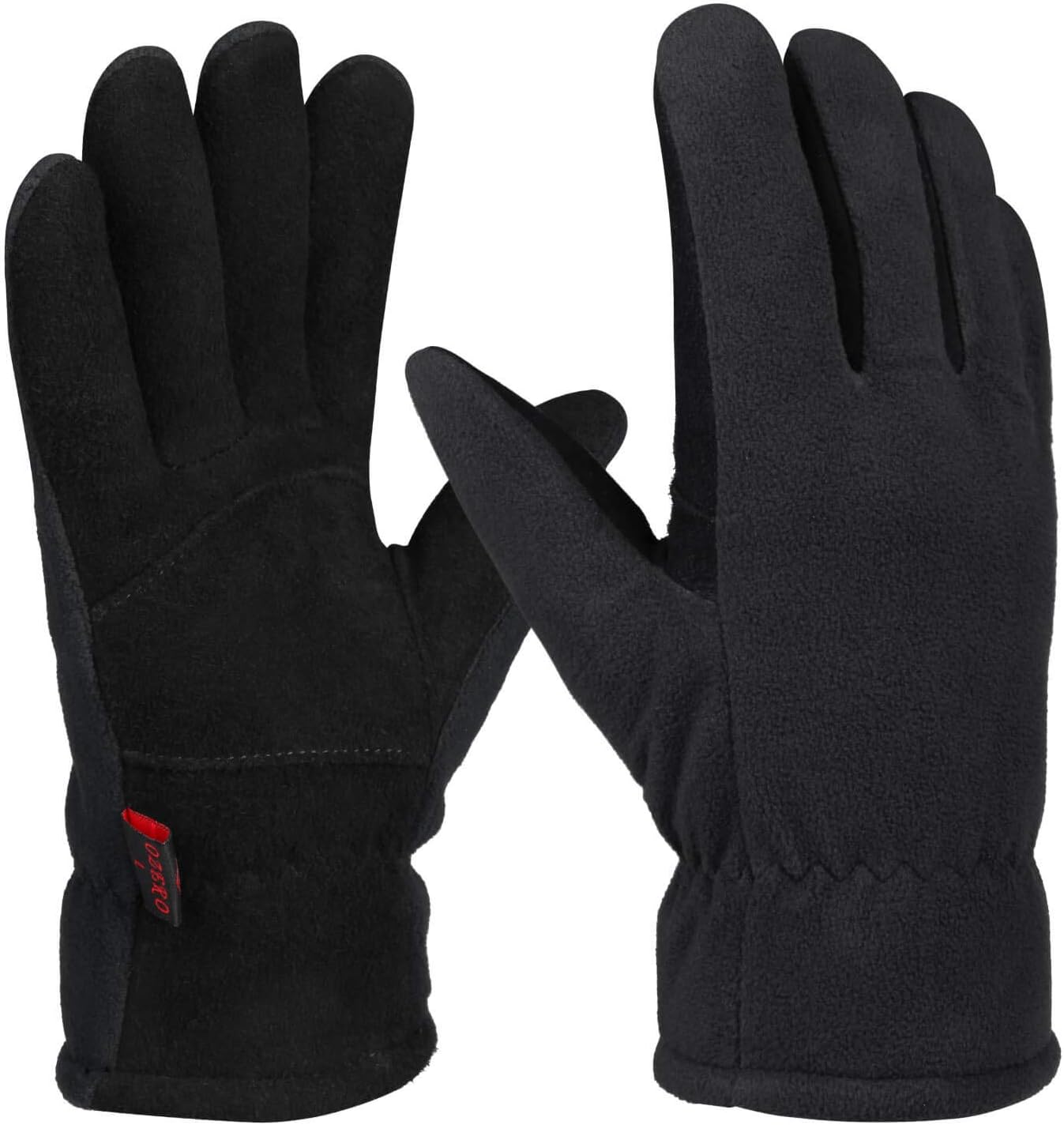 OZERO -30 Warm Winter Gloves | Thermal Insulated Deerskin for Men/Women