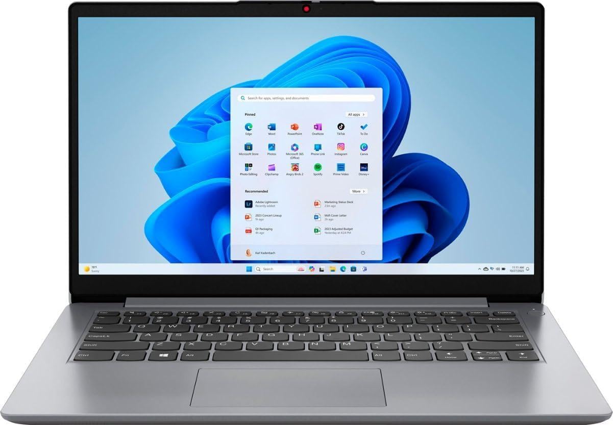New Ideapad 1 15.6 inch Touch Screen Laptop for Students