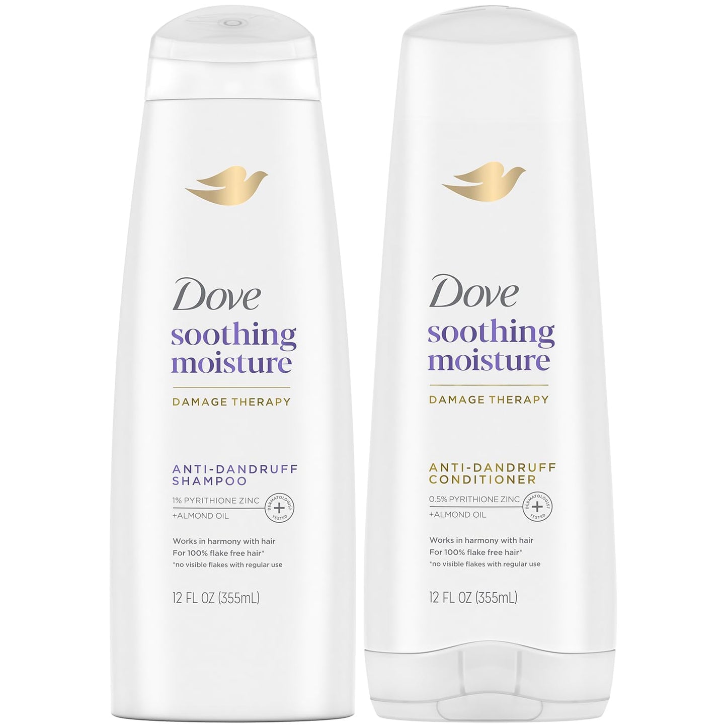 Dove Soothing Anti-Dandruff Duo Pyrithione Zinc + Almond Oil