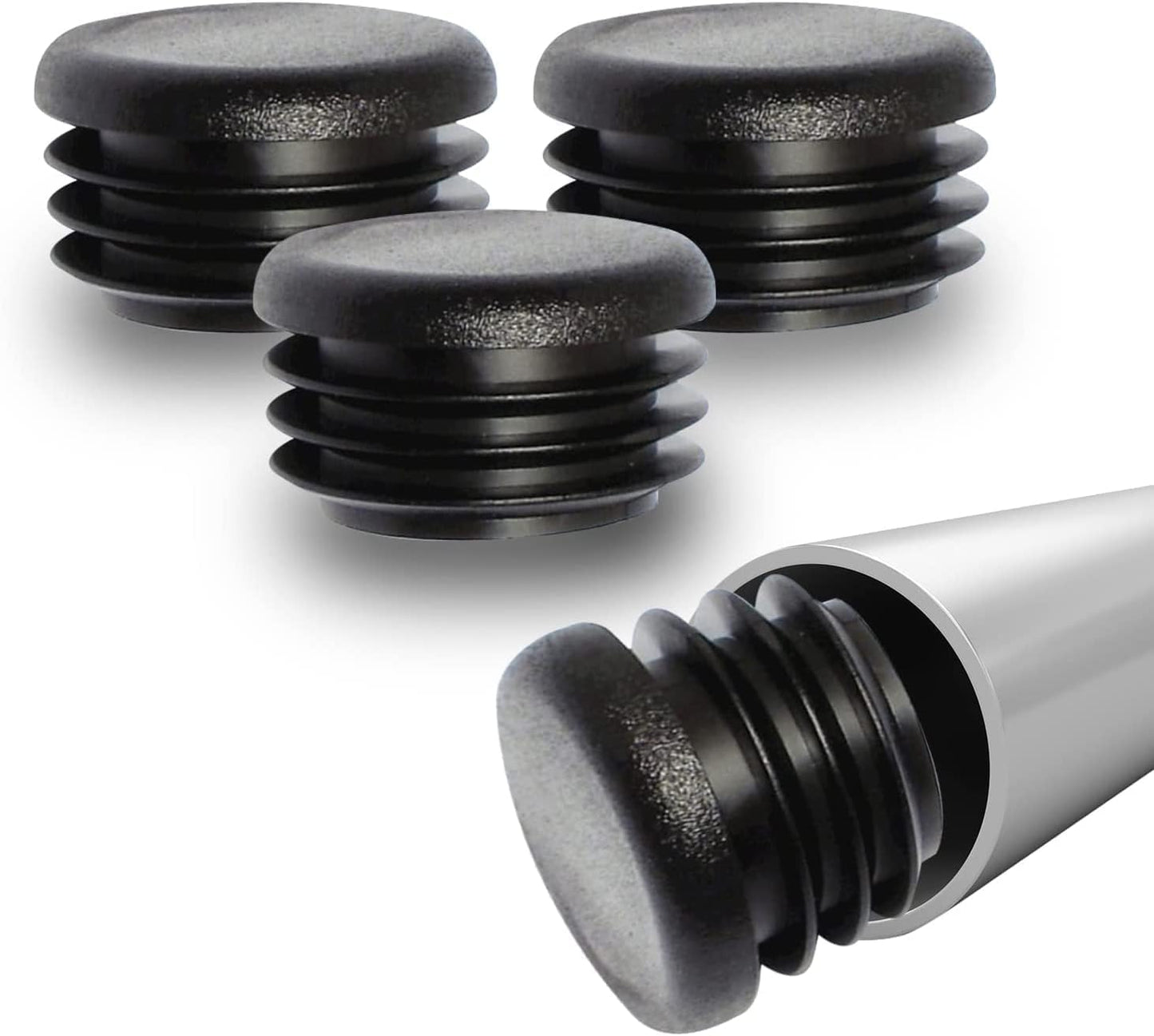 1.75-Inch Round Plastic Hole Plugs for Tubing and Fences