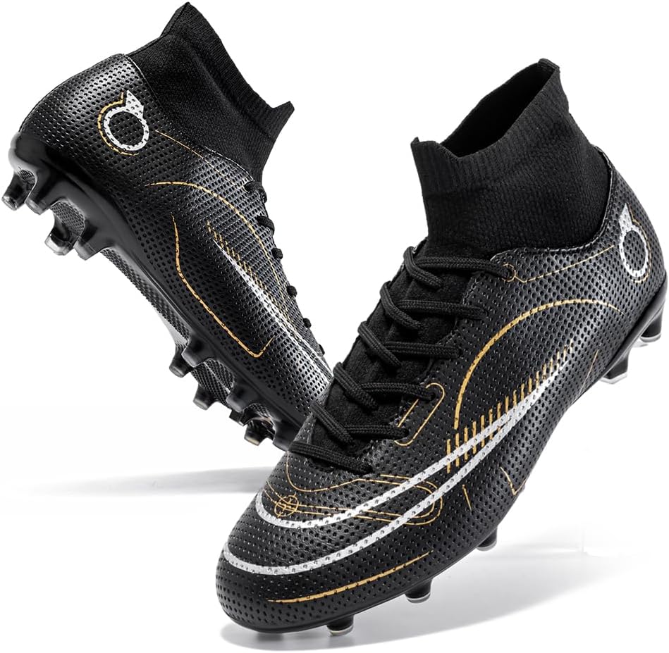 breooes Mens Soccer Cleats for Professional Training and Play