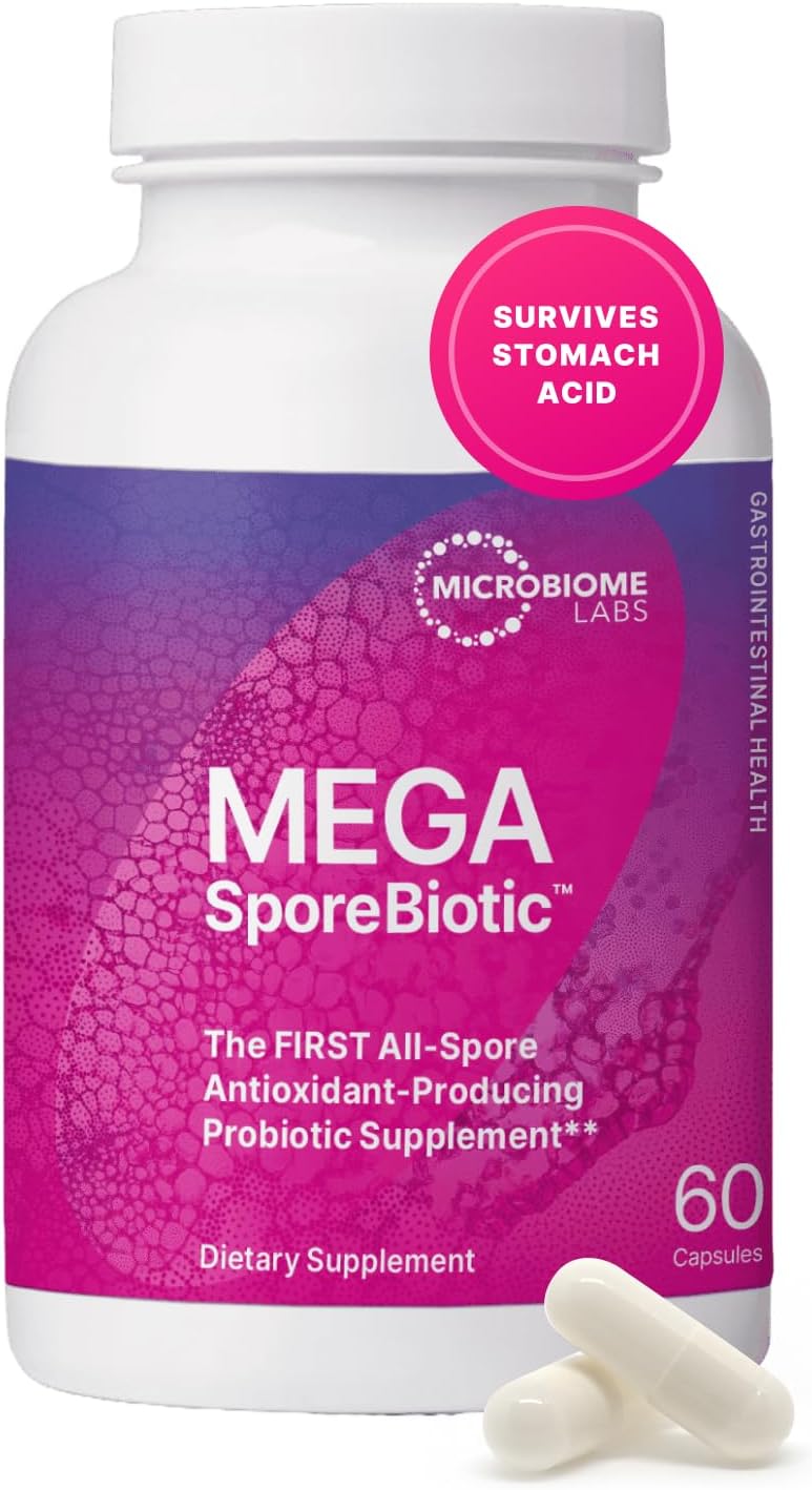 Microbiome Labs MegaSporeBiotic Probiotics for Digestive Health