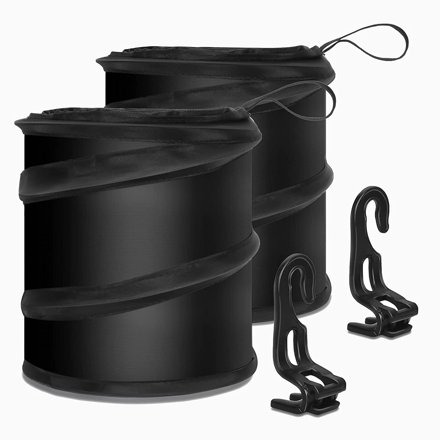 FYY Car Trash Can 2 Pack - Portable Pop Up Garbage Bin