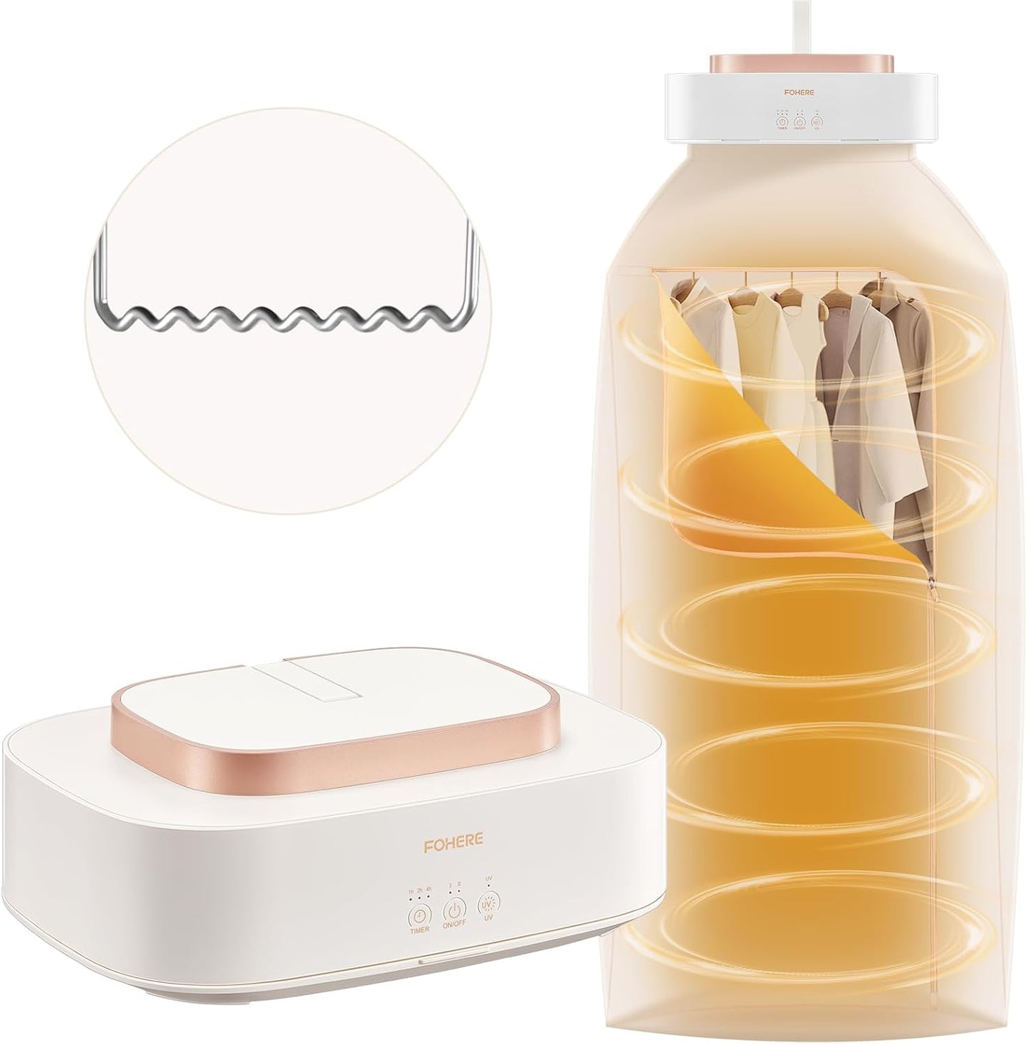 FOHERE Mini Dryer: Compact & Portable Drying Power