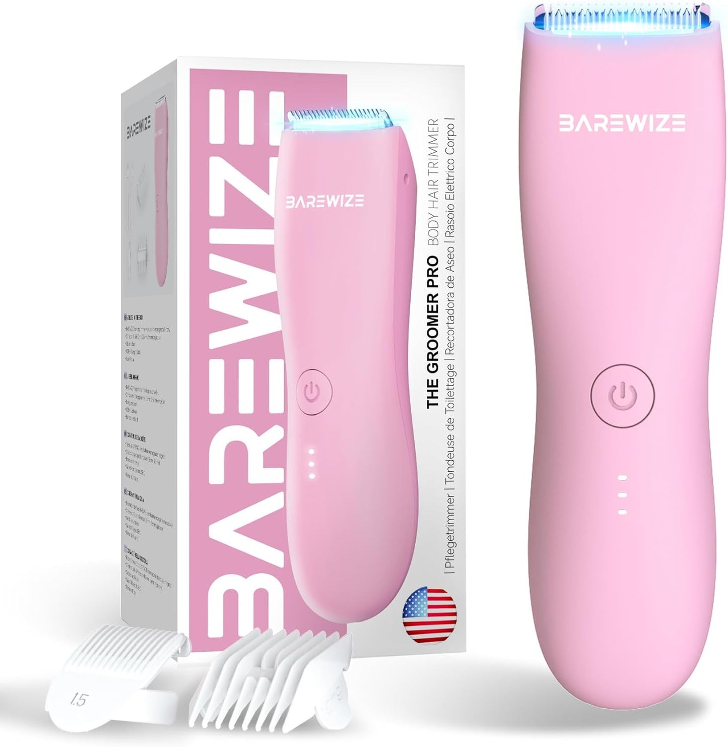 Bikini Trimmer for Women - Waterproof, USB-C Rechargeable Trimmer
