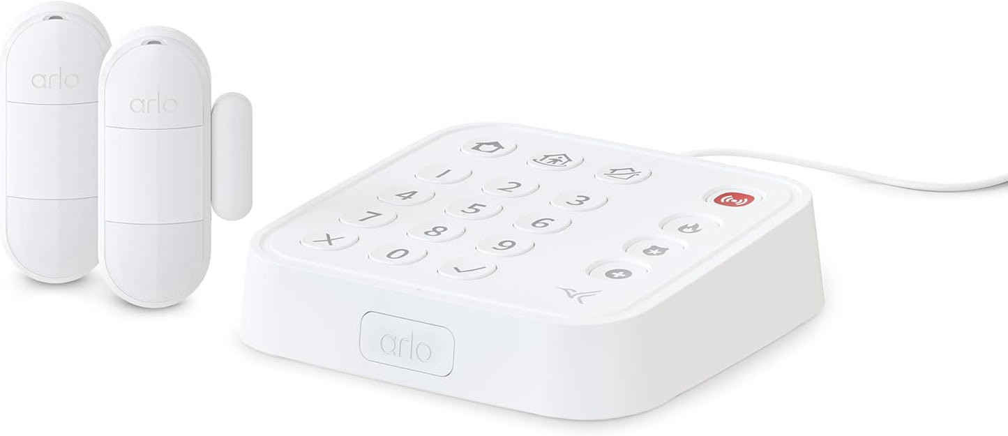 Arlo Home Security System with Wired Keypad and Sensors