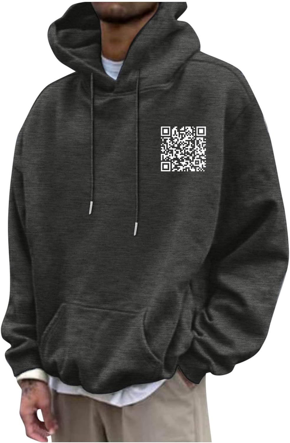 Rick Roll QR Code Hoodie | Unisex Winter Sweatshirt