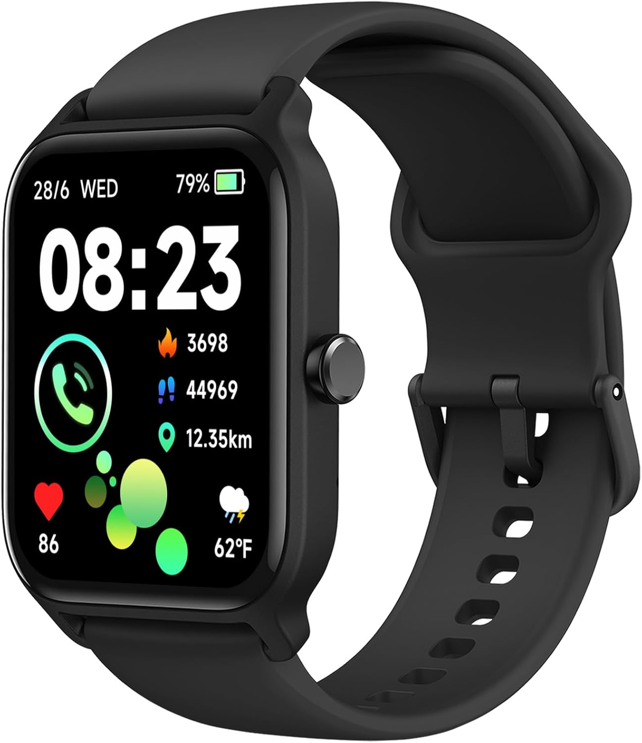 Konitee Smart Watch: Answer Calls, Health Monitoring, Alexa Compatible