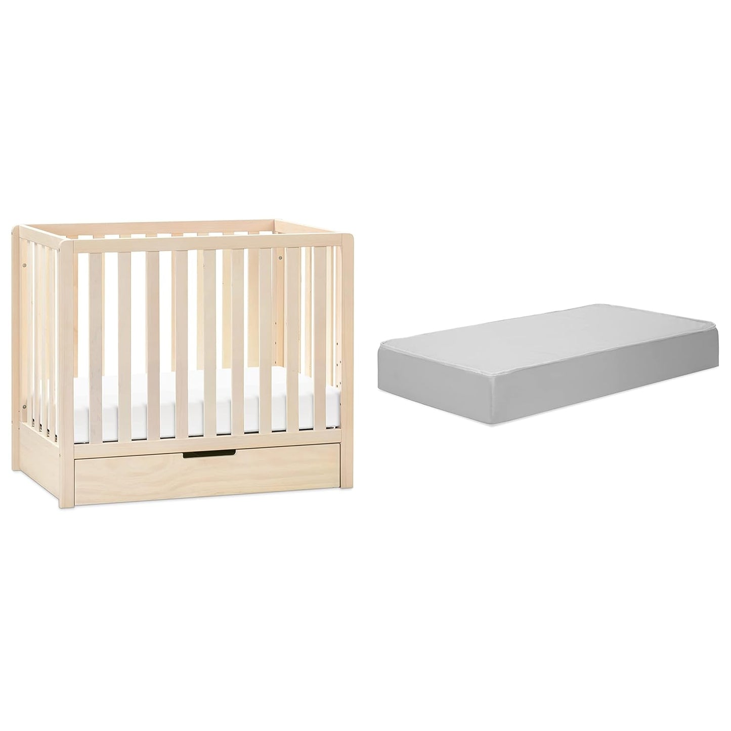 Carter's Colby 4-in-1 Convertible Mini Crib with Trundle