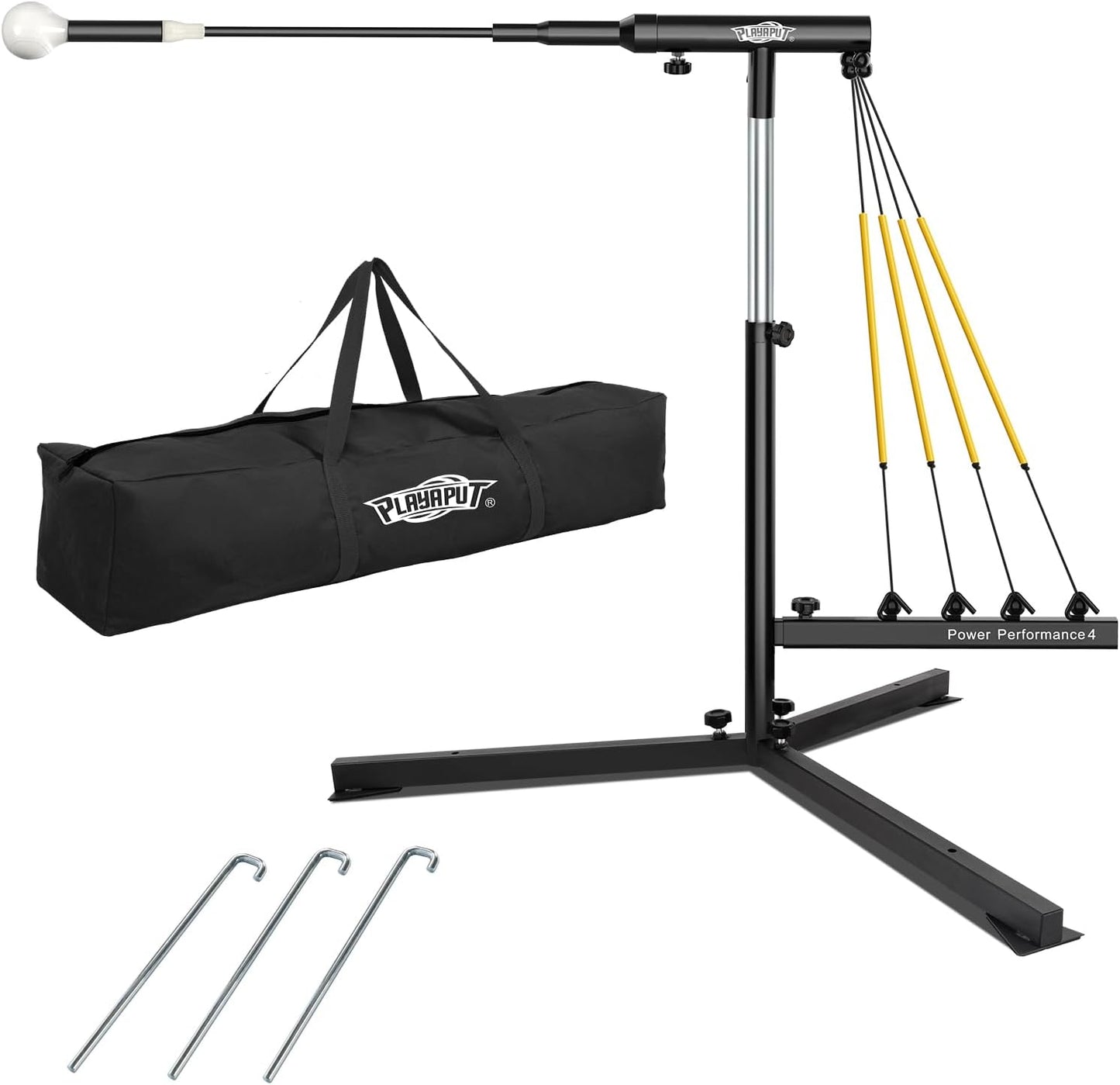 Baseball Swing Trainer with 4 Power Bands for All Skill Levels