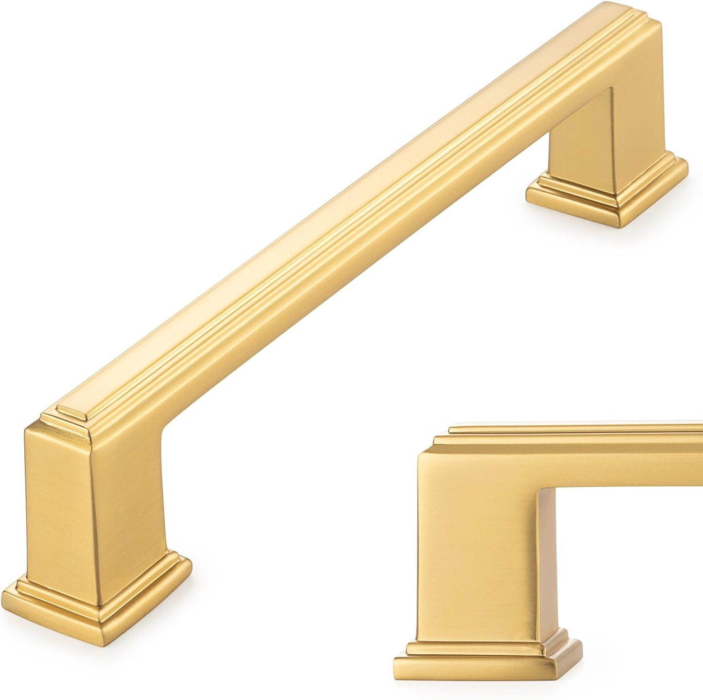 Brushed Gold Cabinet Pulls for Kitchen Cabinets and Drawers