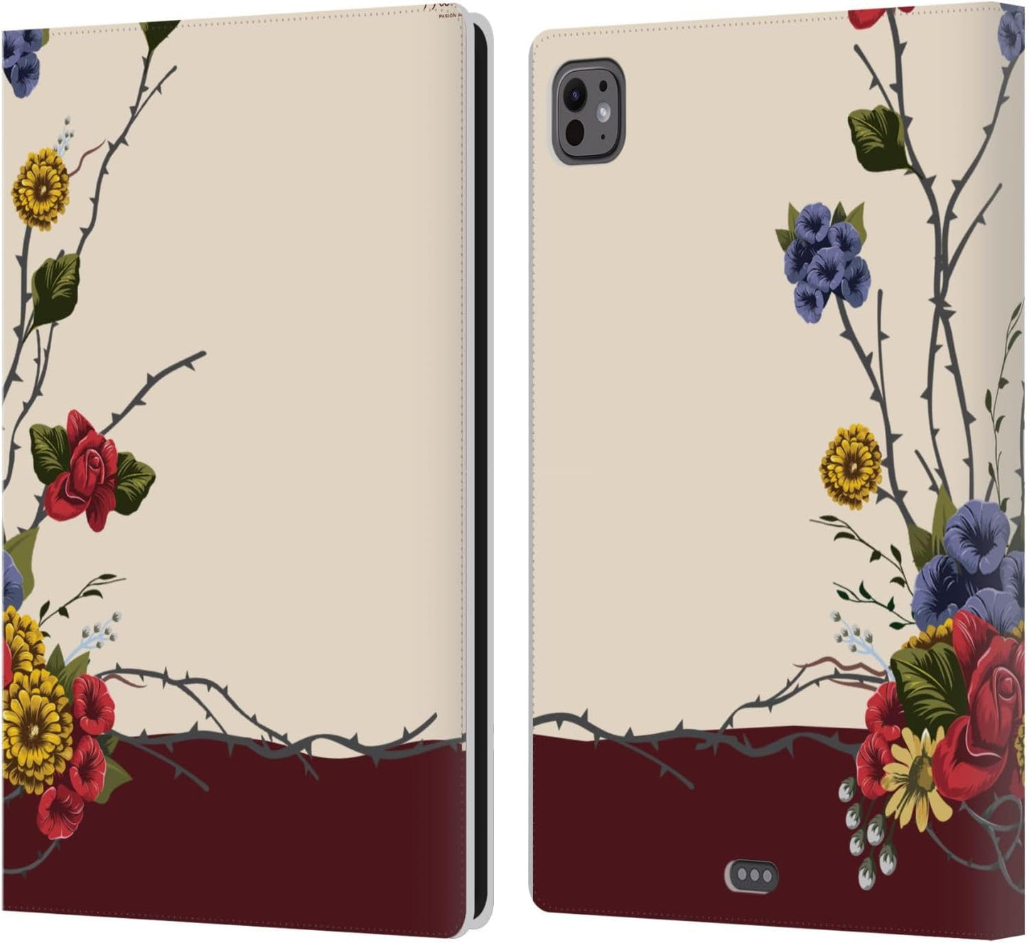 Frida Kahlo Leather Wallet Case for Apple iPad Pro 11 M4 2024