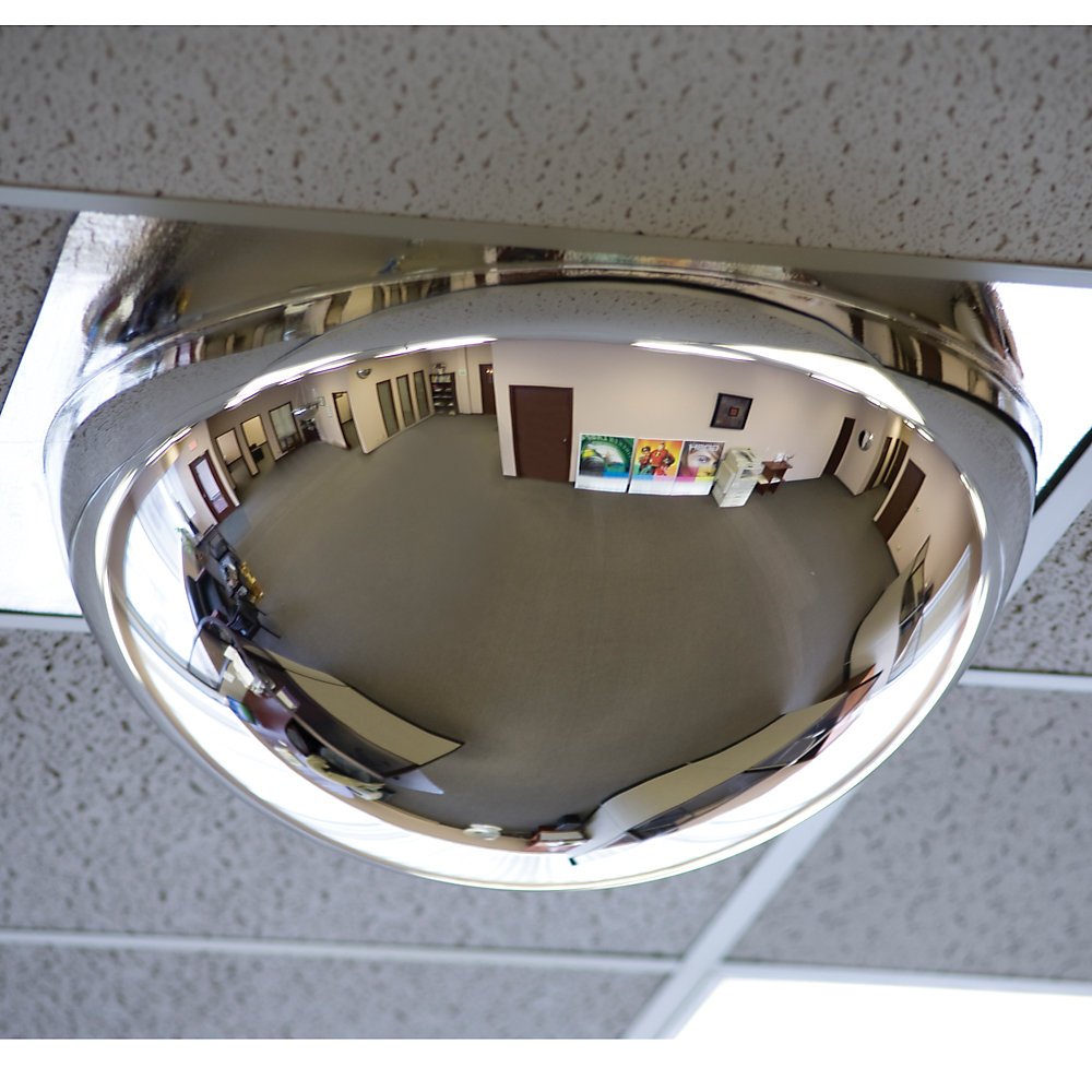 Relius Solutions Drop-In Panoramic Dome Mirror for 24X24 in Ceilings