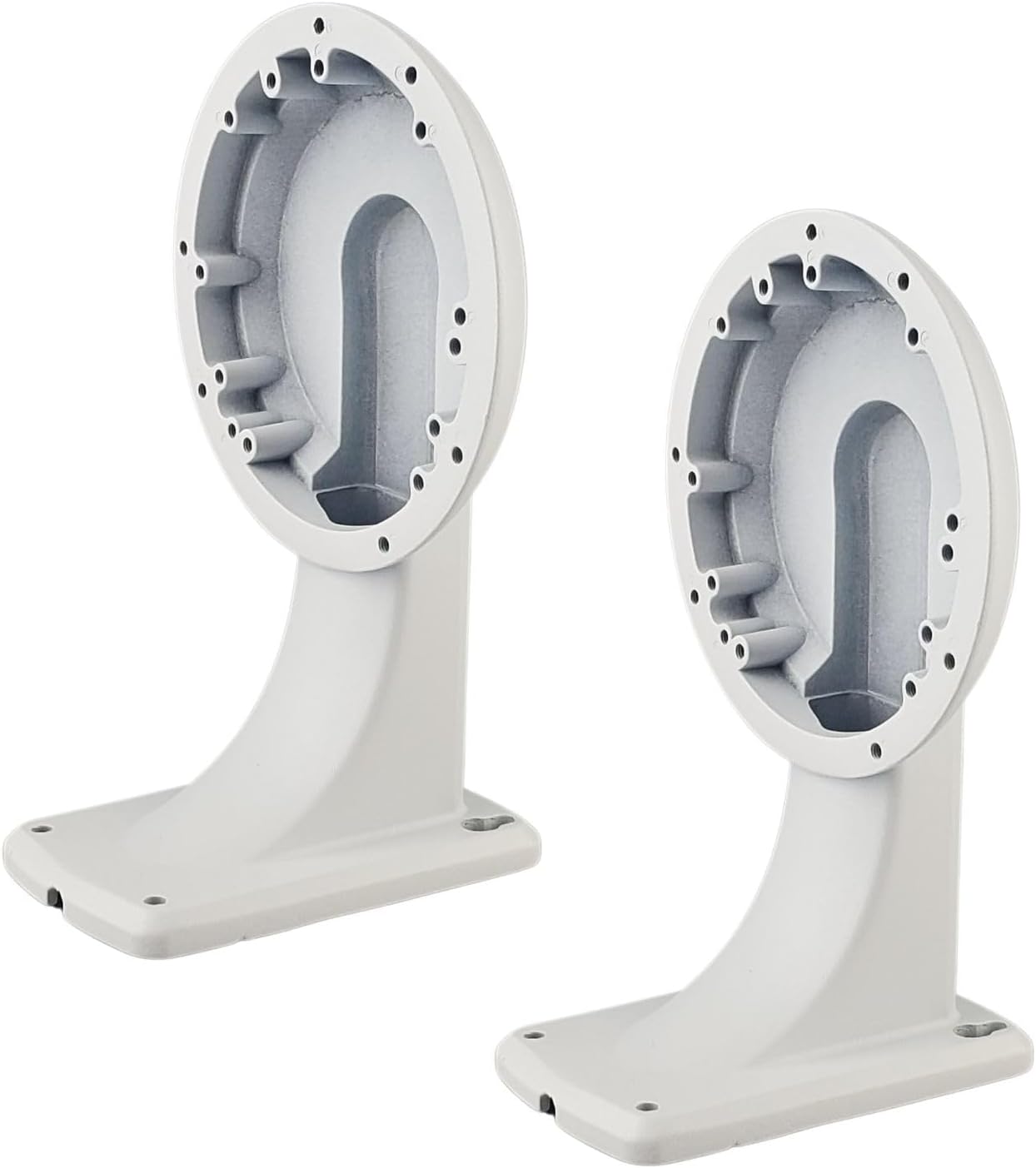 Evertech 2 Pack Indoor Outdoor Metal Wall Mount Bracket for CCTV
