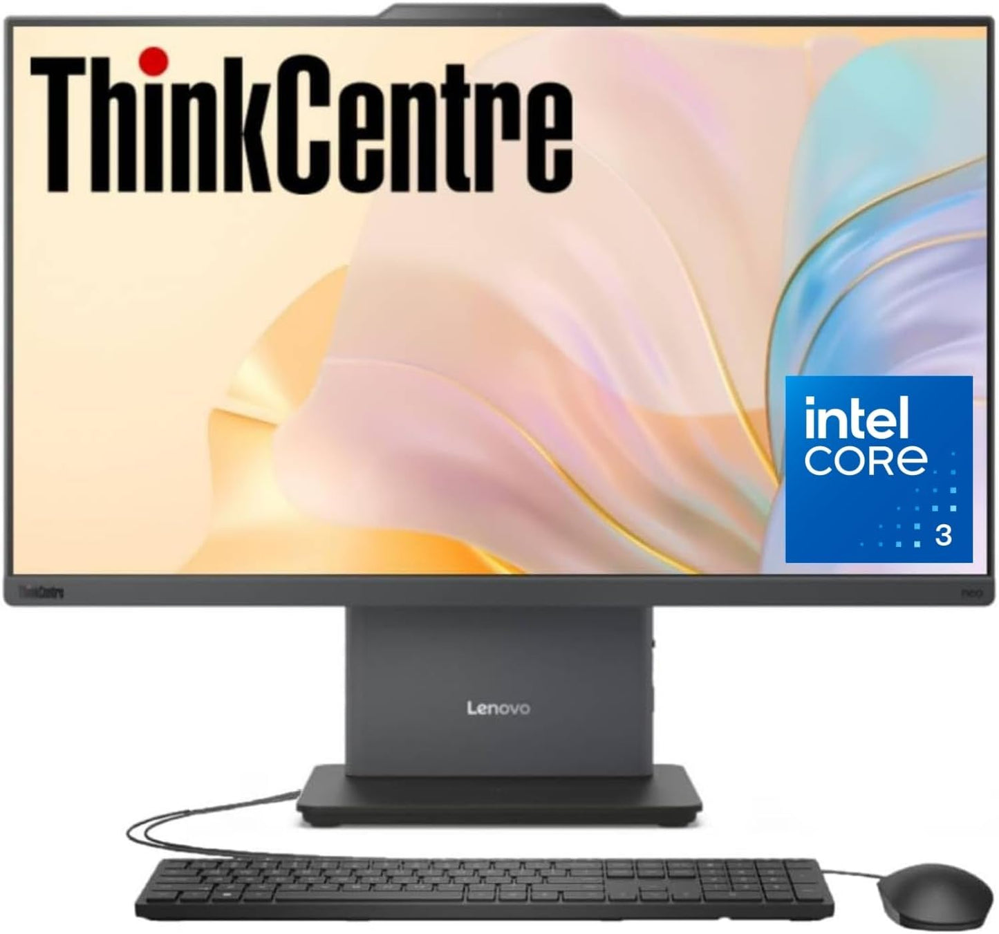 Lenovo ThinkCentre All-in-One Computer with 24in FHD Display